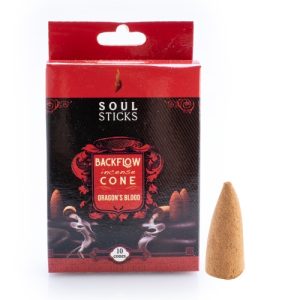 Soul Sticks Backflow Incense Cone - Set of 10