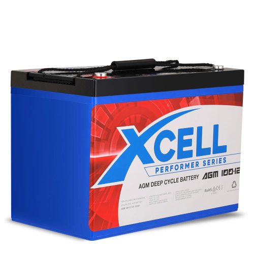 X-Cell AGM Battery Deep Cycle 12v Mobility Scooter Golf Cart Camping Volt