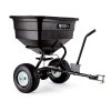 PLANTCRAFT Tow Behind Broadcast Spreader Seed Fertiliser Tow Rotary
