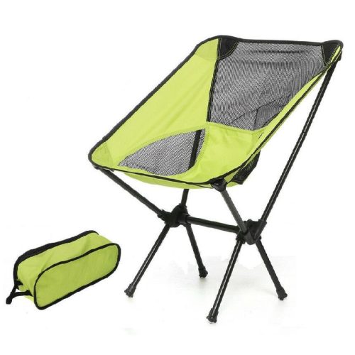 Ultralight Aluminum Alloy Folding Camping Camp Chair Outdoor Hiking Patio Backpacking