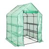 Home Ready Apex Mini Garden Greenhouse Shed PVC 4 Tier