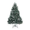 Home Ready 210cm 1290 tips Green Snowy Christmas Tree Xmas