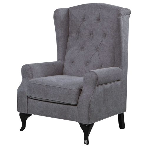 Mellowly Wing Back Chair Sofa Chesterfield Armchair Fabric Uplholstered