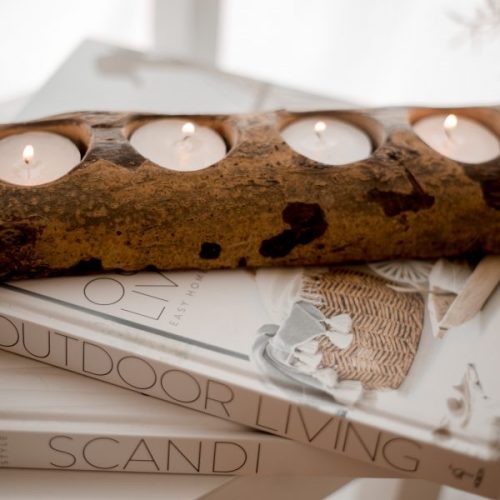 Tree candle holder