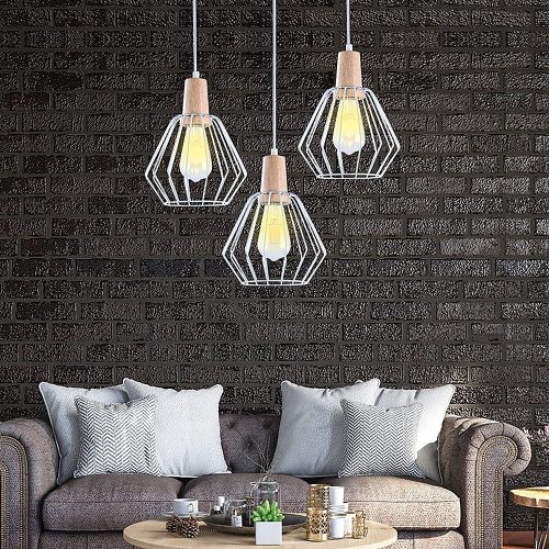 Wood Pendant Light Bar Lamp Kitchen Modern Ceiling Lighting