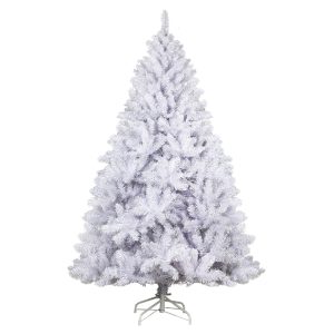 Christmas Tree 2.1m 1000 White Tips Xmas Tree Decorations
