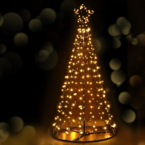 Jingle Jollys Christmas Tree 2.1M 264 LED Xmas Trees Solar Power