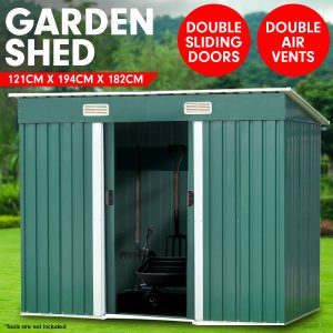 Garden Shed Flat Outdoor Storage Shelter