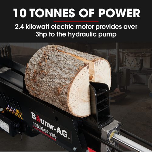 10 Tonne Electric Hydraulic Wood Log Splitter – HPS3800E