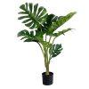 120cm Artificial Green Indoor Turtle Back Fake Decoration Tree Flower Pot Plant – 1