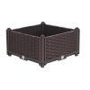 Elevated Raised Garden Bed Plants Vegetable Herb Flower Outdoor Plastic Planter Box