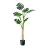 Green Artificial Indoor Turtle Back Tree Fake Fern Plant Decorative