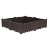 80CM Elevated Raised Garden Bed Plants Vegetable Herb Flower Outdoor Plastic Planter Box – 1