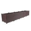 Elevated Raised Garden Bed Plants Vegetable Herb Flower Outdoor Plastic Planter Box