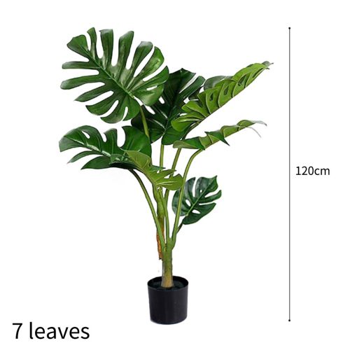 120cm Artificial Green Indoor Turtle Back Fake Decoration Tree Flower Pot Plant – 1