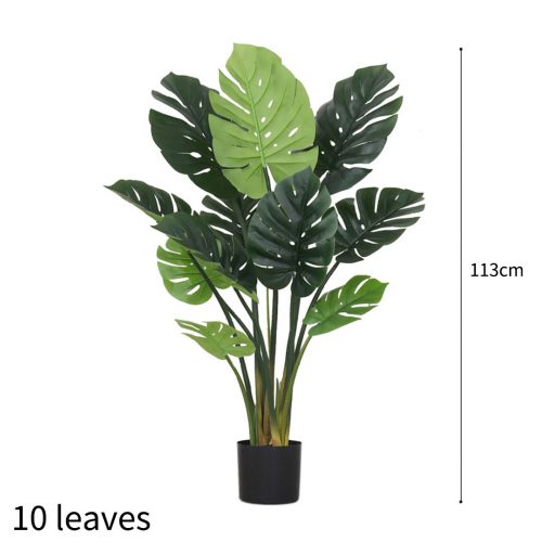 Artificial Indoor Potted Turtle Back Fake Decoration Tree Flower Pot Plant