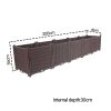 Elevated Raised Garden Bed Plants Vegetable Herb Flower Outdoor Plastic Planter Box