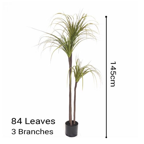 Green Artificial Indoor Dragon Blood Tree Fake Plant Decorative – 1