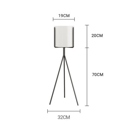 Tripod Flower Pot Plant Stand with Flowerpot Holder Rack Indoor Display