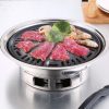 BBQ Grill Stainless Steel Portable Smokeless Charcoal Grill Home Outdoor Camping – 1