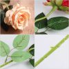 Artificial Silk Flower Fake Rose Bouquet Table Decor