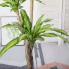 Green Artificial Indoor Brazlian Iron Tree Fake Plant Decorative 3 Heads – 1