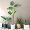 Green Artificial Indoor Turtle Back Tree Fake Fern Plant Decorative