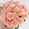 Artificial Silk Flower Fake Rose Bouquet Table Decor