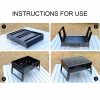 Portable Mini Folding Thick Box-type Charcoal Grill for Outdoor BBQ Camping – 1