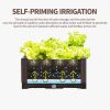 80CM Elevated Raised Garden Bed Plants Vegetable Herb Flower Outdoor Plastic Planter Box – 1