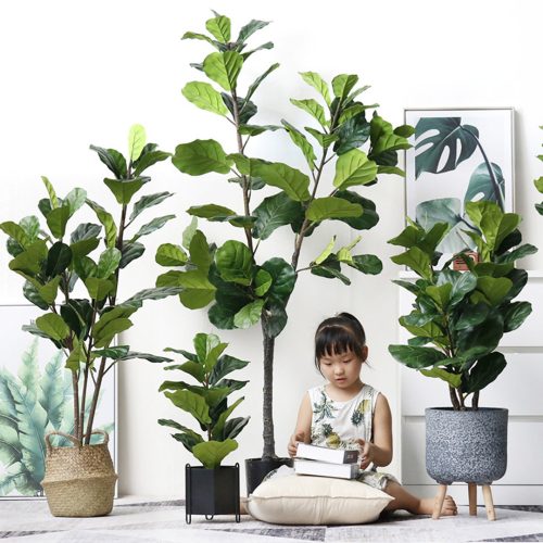 Green Artificial Indoor Qin Yerong Tree Fake Plant Simulation Decorative
