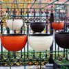 Hanging Resin Flower Pot Self Watering Basket Planter Indoor Outdoor Garden Decor