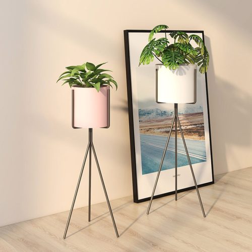 Tripod Flower Pot Plant Stand with Flowerpot Holder Rack Indoor Display