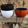 Hanging Resin Flower Pot Self Watering Basket Planter Indoor Outdoor Garden Decor