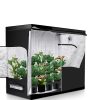 Garden Hydroponics Grow Room Tent Reflective Aluminum Oxford Cloth – 100 x 100 x 200 cm