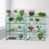 Plant Shelve Garden Greenhouse Steel Storage Shelving Frame Stand Rack – 4 Tier