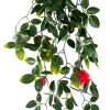 Mixed Hanging Foliage UV 60cm – Red Flower