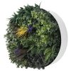 UV Lavender Fields 60cm Green Wall Disc – White