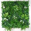 Snowy White Vertical Garden / Green Wall UV Resistant 100cm x 100cm