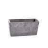 Imitation Stone Grey Rectangle Planter 27cm