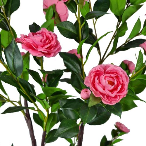 Flowering Natural Artificial Camellia Tree