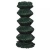 Chain Link Fence Steel – 0.8×15 m, Green