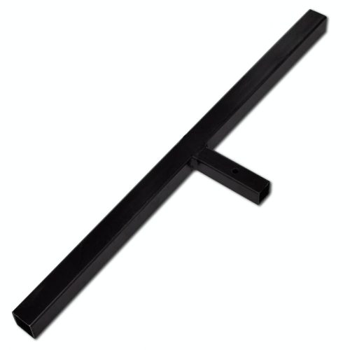 Ground Drill with Handle Auger Bit Double Spirals Steel Black