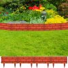 Lawn Divider with Brick Design 11 pcs