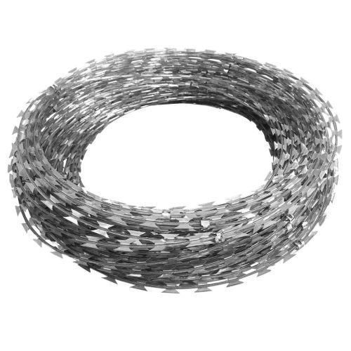 BTO-22 Clipped Concertina NATO Razor Wire Galvanised Steel – 60 M