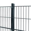 Fence Panel with Posts 6×2 m Anthracite Grey