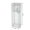 Gabion Basket Post/Planter Steel – 50x50x160 cm, 1