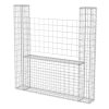 Gabion Basket U-Shape Galvanised Steel – 160x20x150 cm