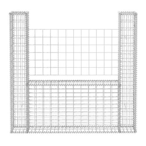 Gabion Basket U-Shape Galvanised Steel – 160x20x150 cm