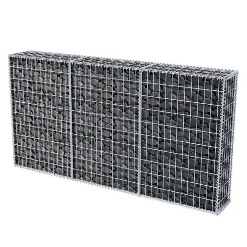 Gabion Basket Galvanised Steel – 200x30x100 cm